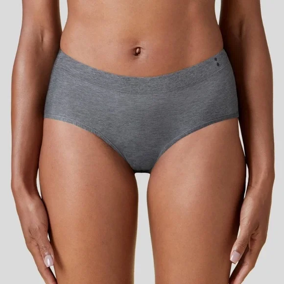 Thinx for All Gray Set of 2 Super Absorbency Brief Period Underwear - Picture 9 of 9